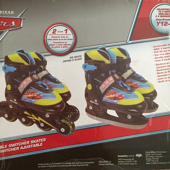 2 in 1Adjustable Switcher Rollerblades/ Ice Skates